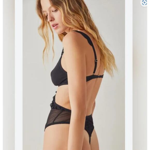 WE ARE HAH Key To Ur Heart Bodysuit Lingerie Noir Black M Sexy - Picture 4 of 11